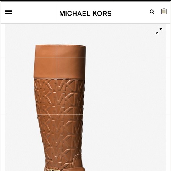 Michael Kors Kincaid Embossed Riding Boot size 11 wide calf. - Picture 3 of 4